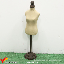 Cream White Vintage Female Body Dress Form